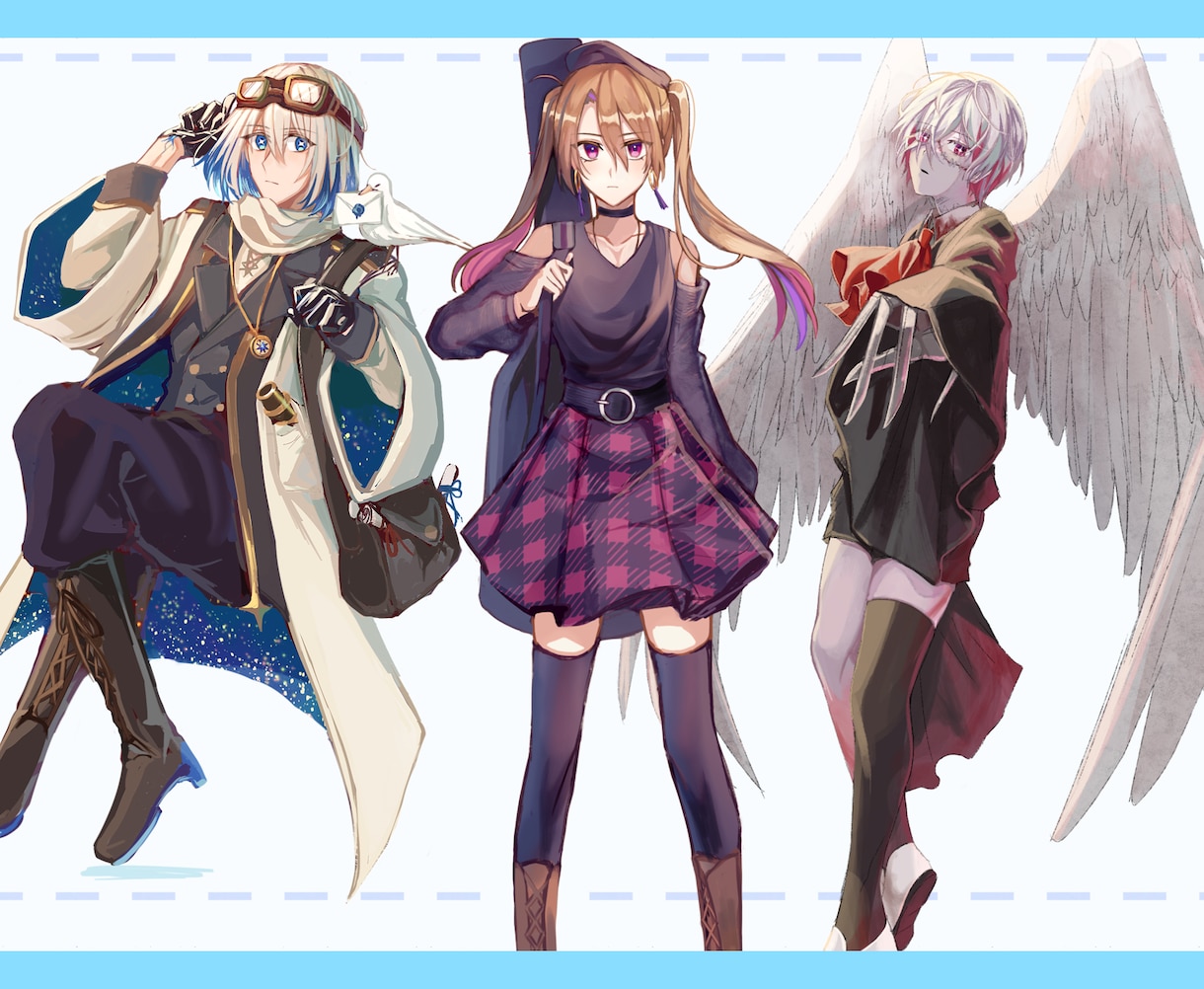 キャラクター・立ち絵制作します TRPG・ゲーム・動画用立ち絵制作します！商用利用料込！ イメージ5