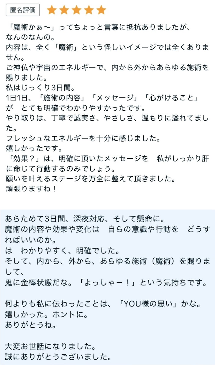 ３日間連続白魔術で願いを叶えます お金、恋愛、夢、子宝、お仕事、人間関係にも対応。引き寄せ魔術 イメージ4