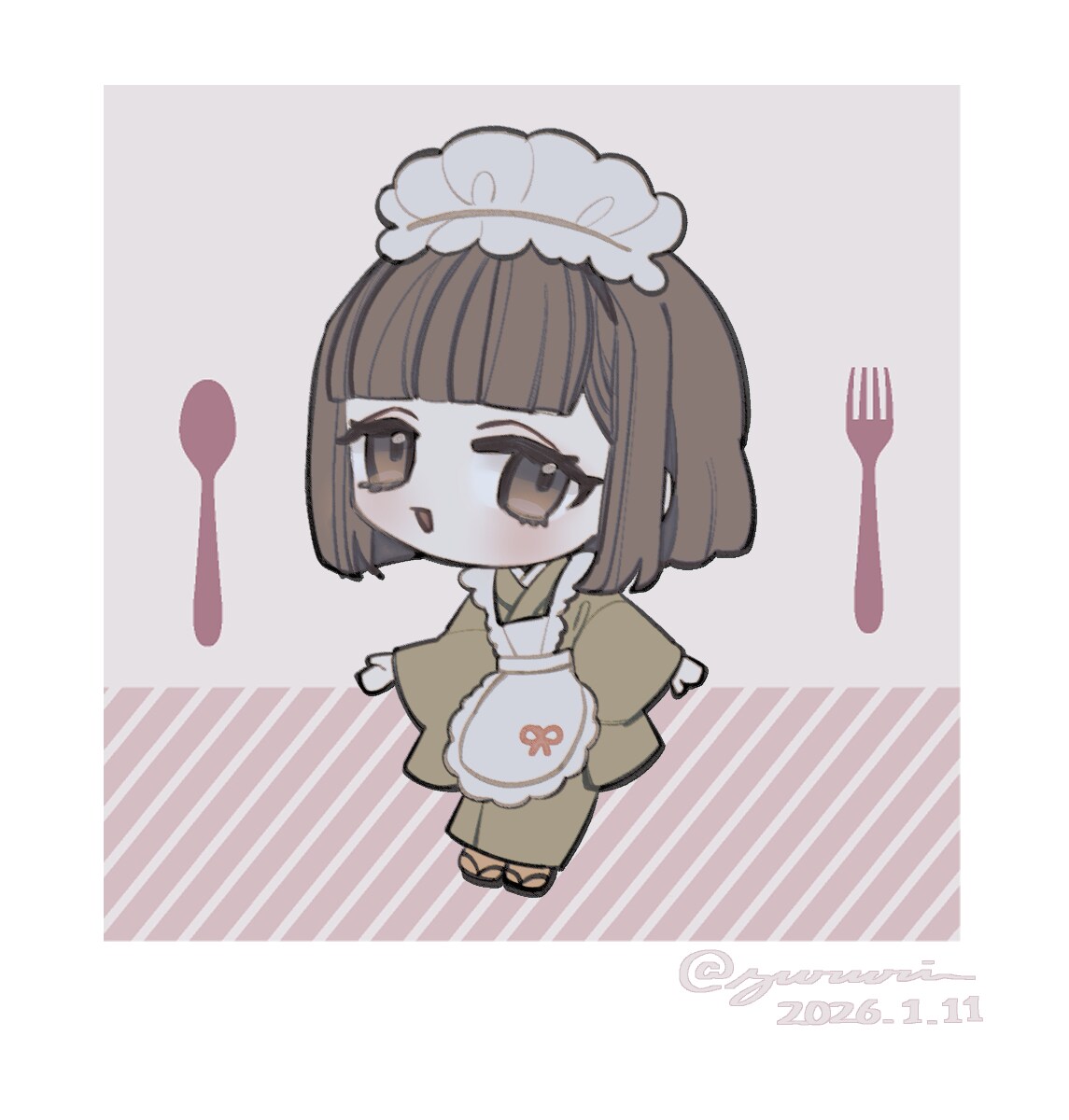 商用◎ シックなSDキャラ描きます 落ち着いた印象のSD、ミニキャラ、ペットも描きます。 イメージ3