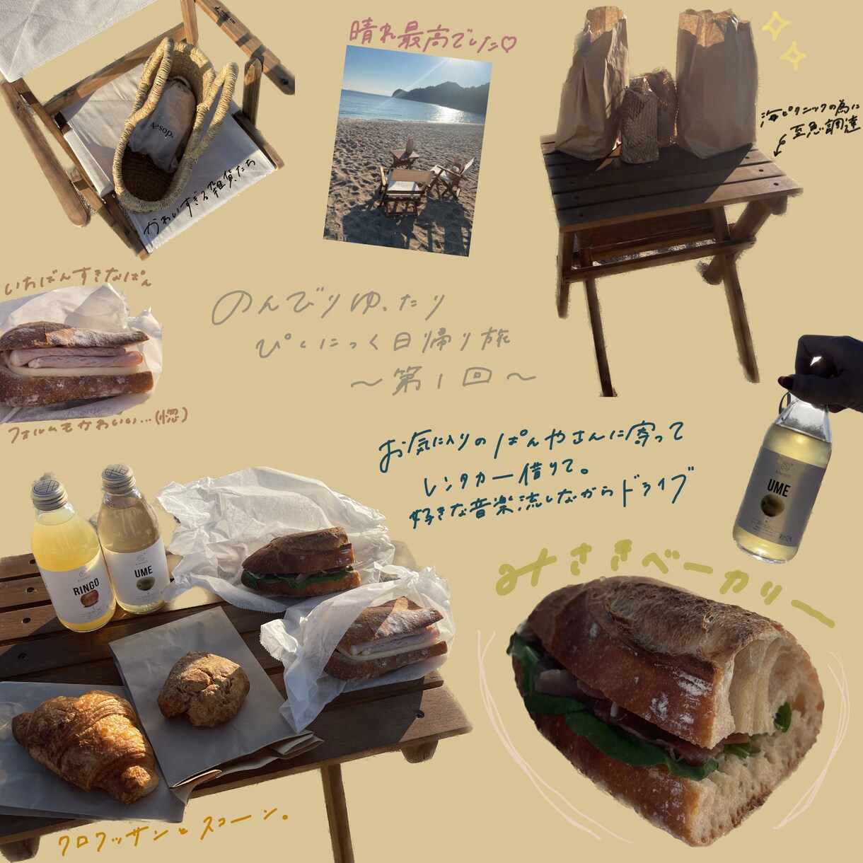 思い出を写真透過と手書き文字で1枚の画像にします 旅行や誕生日などの思い出を可愛く加工します♫値段交渉OK イメージ1