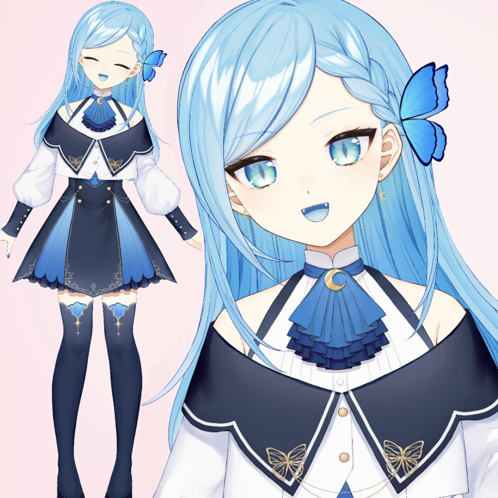 キャラデザからモデリングも！Vtuber制作します あなた好みのVtuberモデルを作ります！イラストのみも可 イメージ1