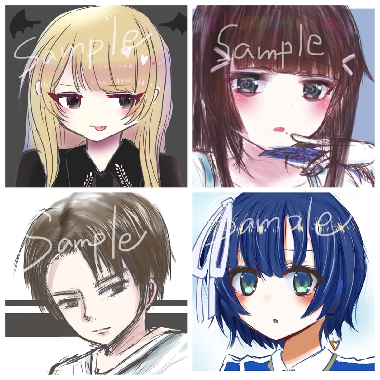 SNS用アイコンのイラストを作成します 自分だけのオリジナルアイコンを使いたい方へ イメージ2