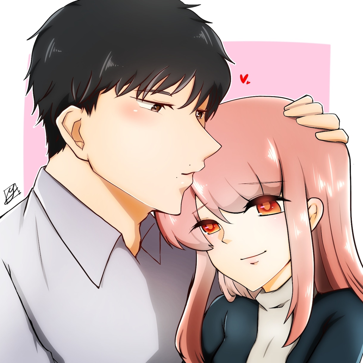 SNSのアイコン向けのイラストを描きます アニメ塗りのかわいいイラストをお届けします！ イメージ2