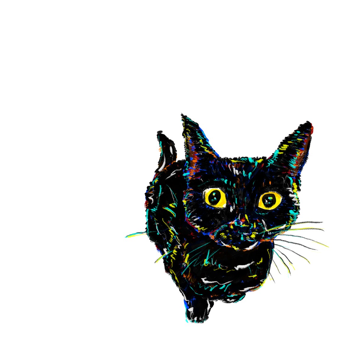 ペットのカラフルな似顔絵アートを作成します 愛するペットの絵をお家に飾りたい方へ イメージ5