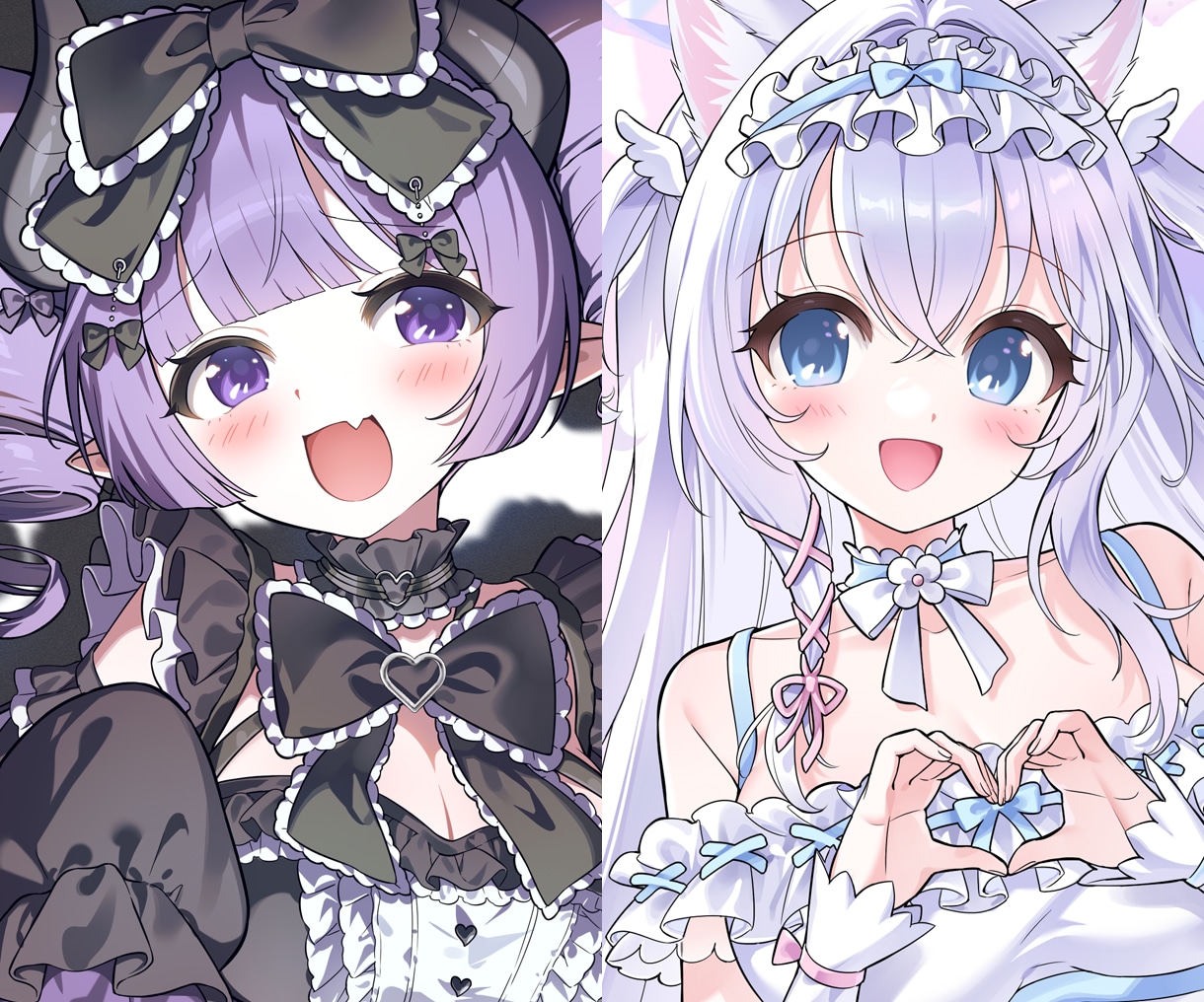 かわいい女の子のイラストをお描きします VTuber立ち絵・配信サムネイル・アイコン・グッズ用など イメージ1