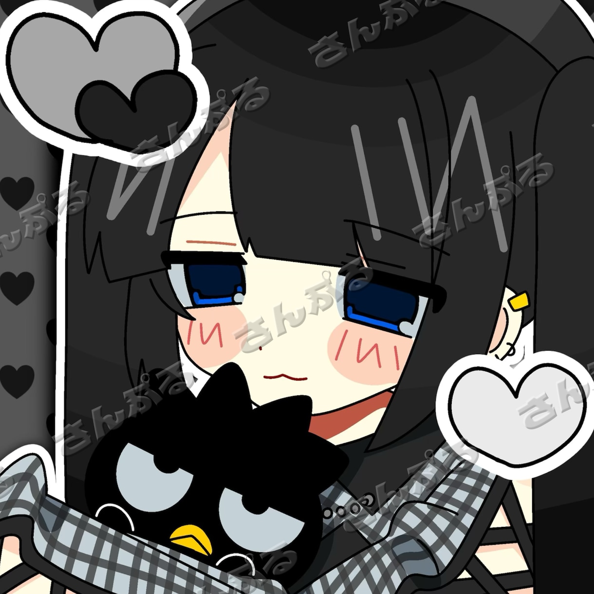もえもえ♡なアイコン描きます 初心者の方も大歓迎◎かわいい平成風アイコンが必要な人へ☆ イメージ4