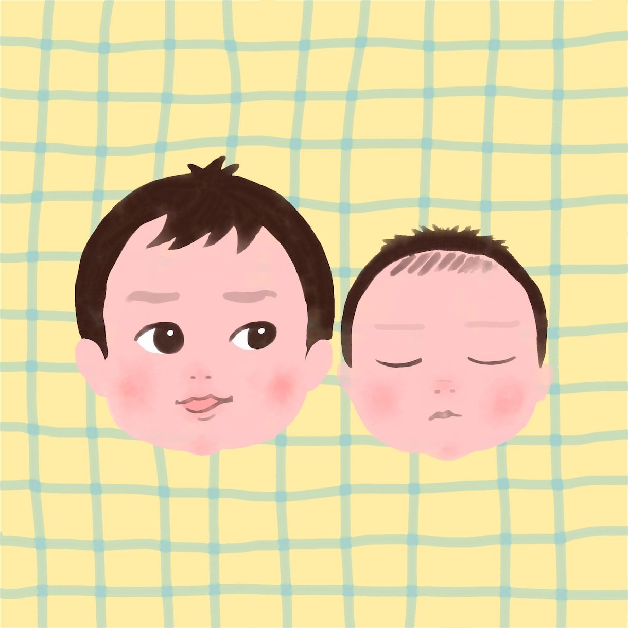 似顔絵イラストを描きます あたたかみのあるタッチで描きます イメージ1