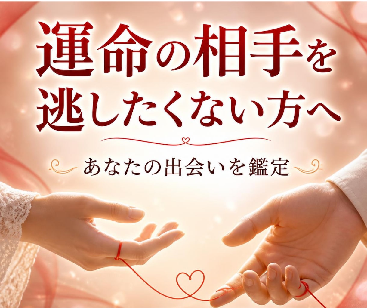 出会い｜あなたの運命の相手はどんな人か霊視します 3,000文字のオーダーメイド鑑定書♡深く丁寧に読み解きます イメージ1