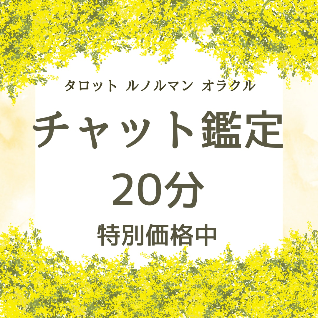 チャットで占います 20分間占い放題！お試しにいかがですか？ イメージ5