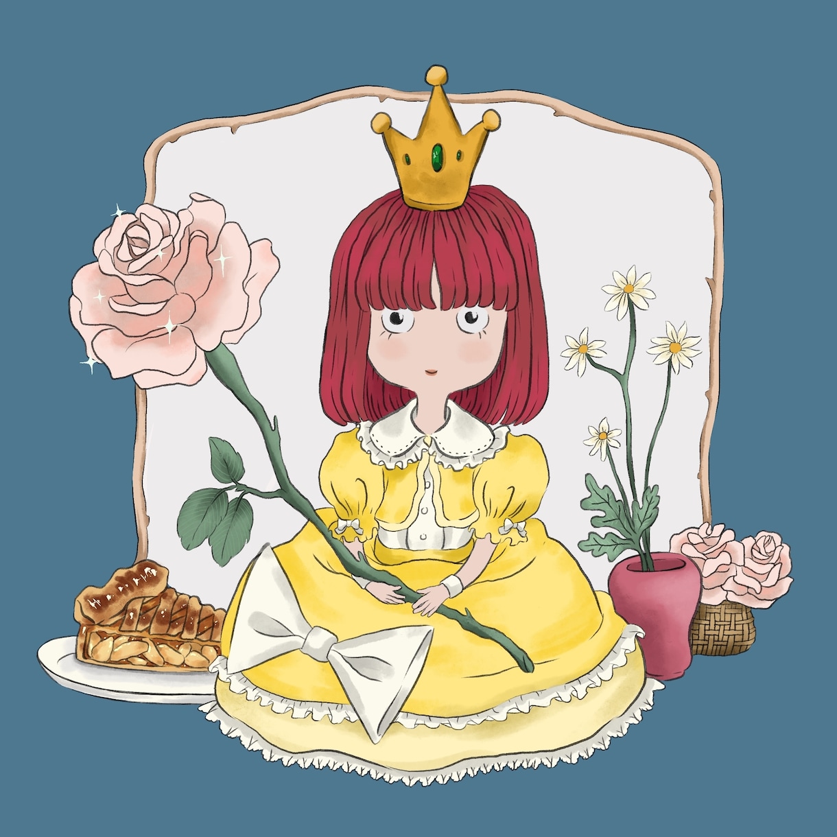 ゆるレトロ絵本風イラスト描きます あなたの想いを絵本風に描きます イメージ1