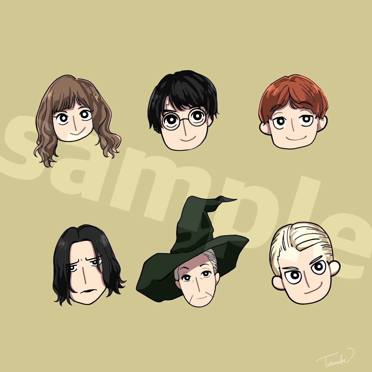 イラスト・似顔絵を描きます 可愛らしいアイコンや似顔絵をつくりませんか? イメージ7