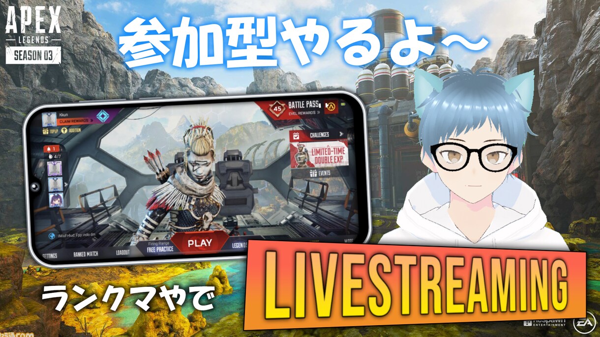 サムネイルの作成します YouTubeや生配信等で使うサムネイルを作成します イメージ2