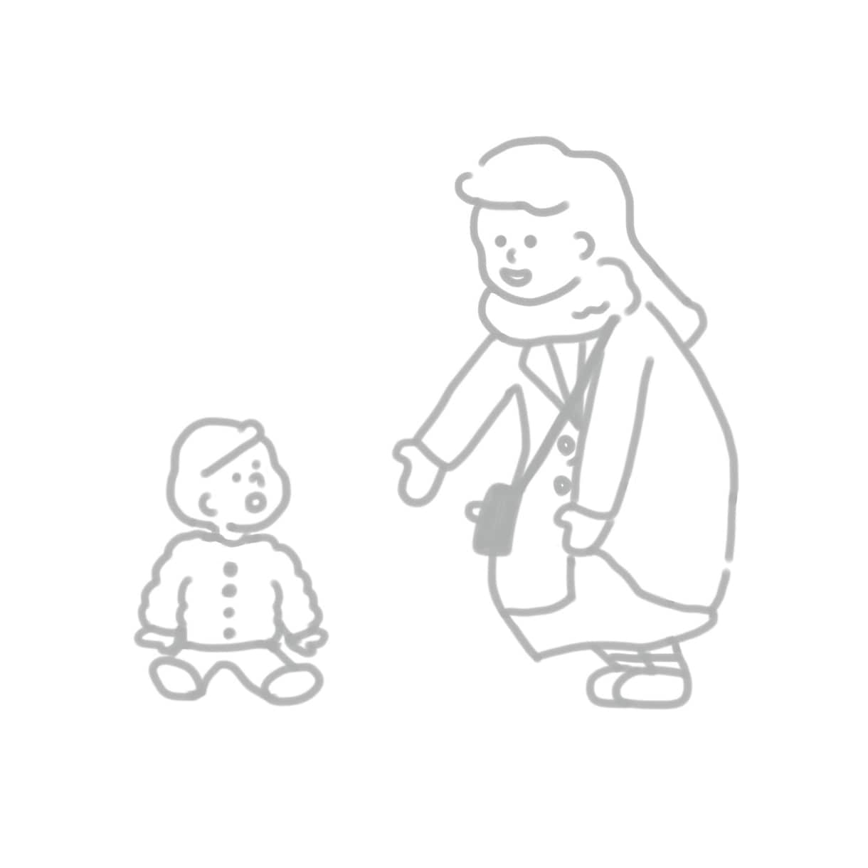 ほんわかした生活感のある人物を描きます シンプルでかわいらしい子供の絵が得意です！ イメージ8