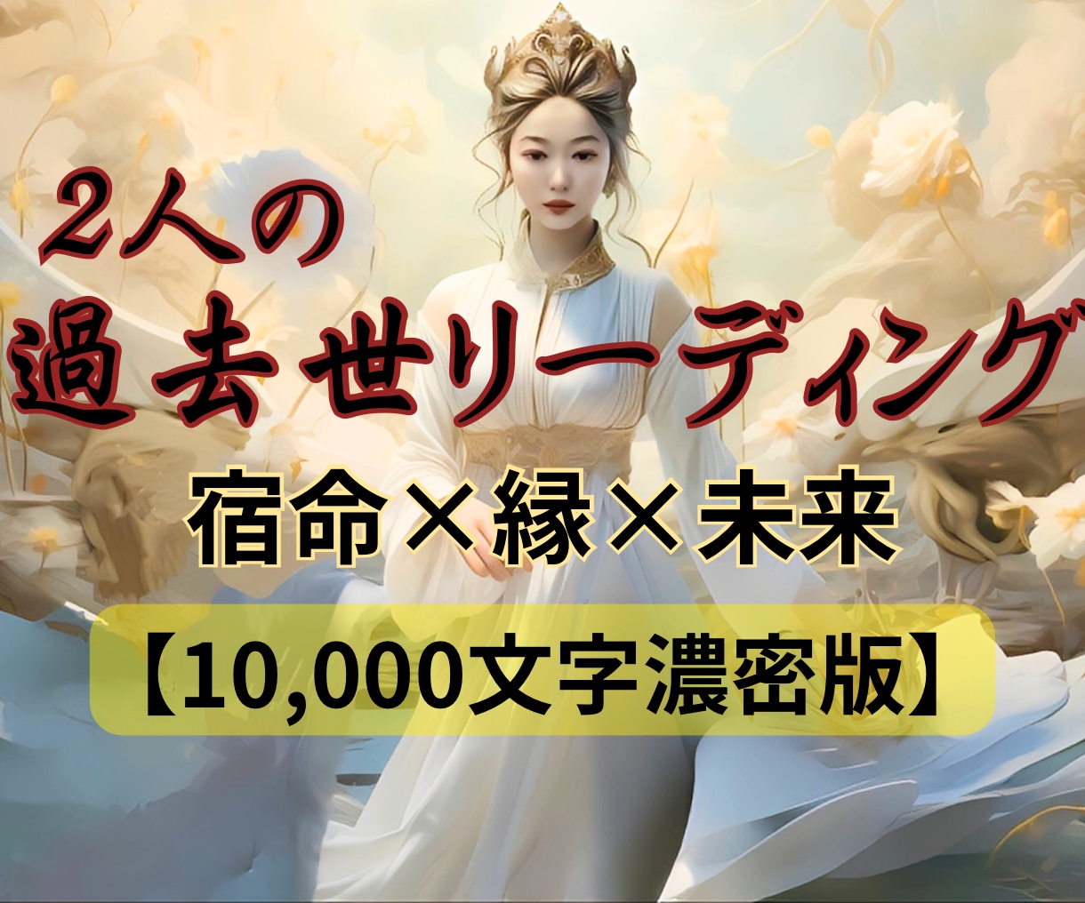 濃密１万文字☯️二人の縁と絆【過去世鑑定】します 【2人の濃密過去世鑑定】四柱推命×霊視×神託で魂納得フル鑑定 イメージ2
