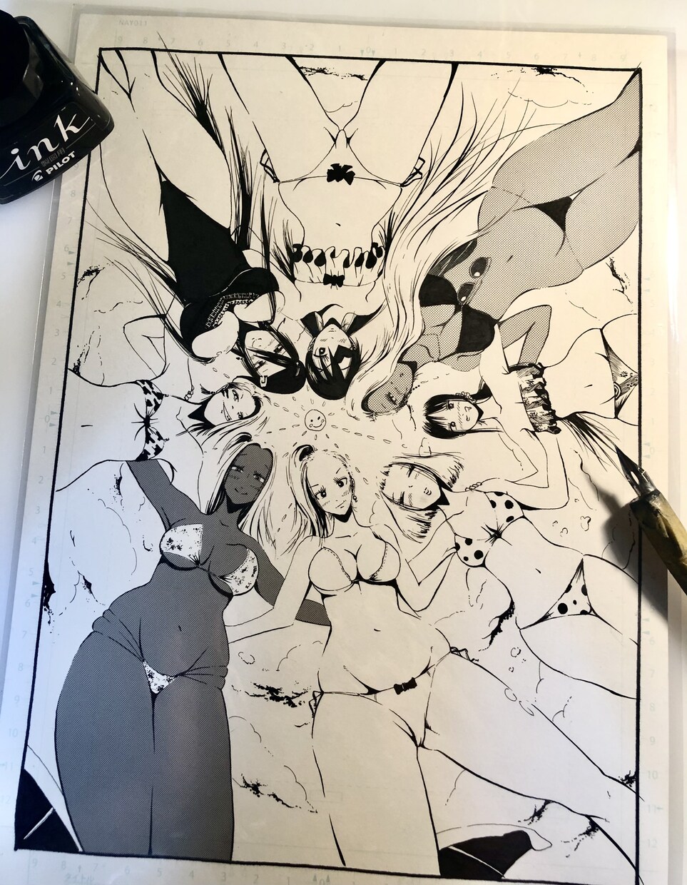 可愛い女の子・ヒロイン描かせていただきます 唯一無二のアナログ原稿にして原画を納品します！データ化あり！ イメージ5