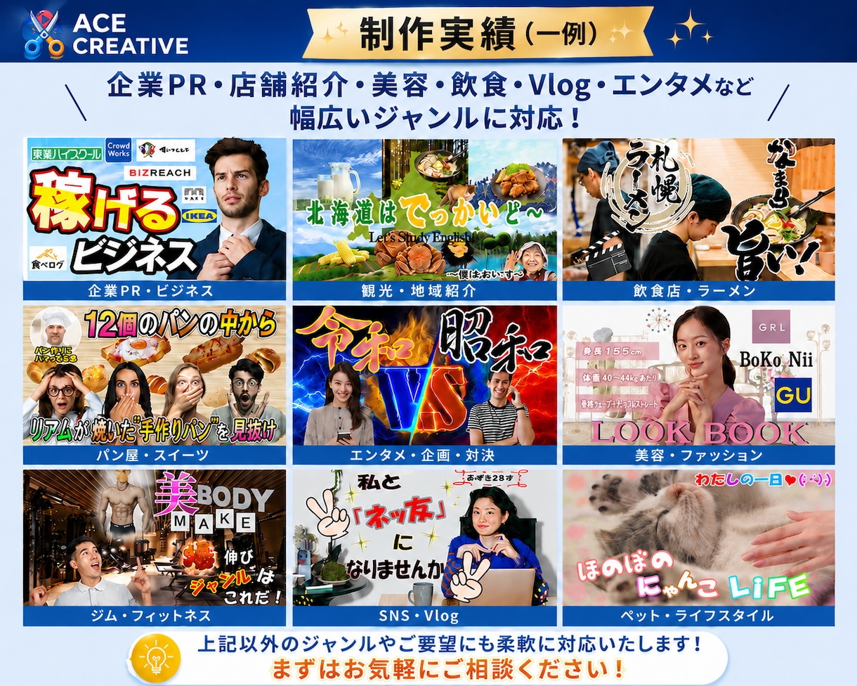 YouTube／SNS動画編集します 伝わる映像をプロが丁寧に制作／スマホ素材OK・丸投げ歓迎 イメージ2