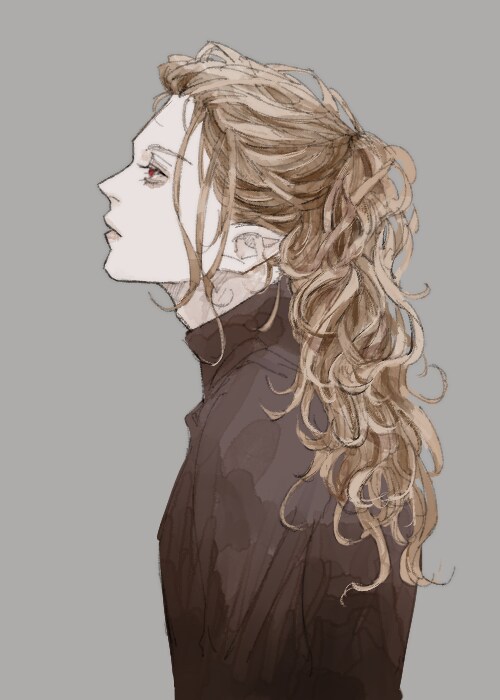 アイコン作成いたします お耽美な男性、お人形のような女の子のイラストが得意です！ イメージ3