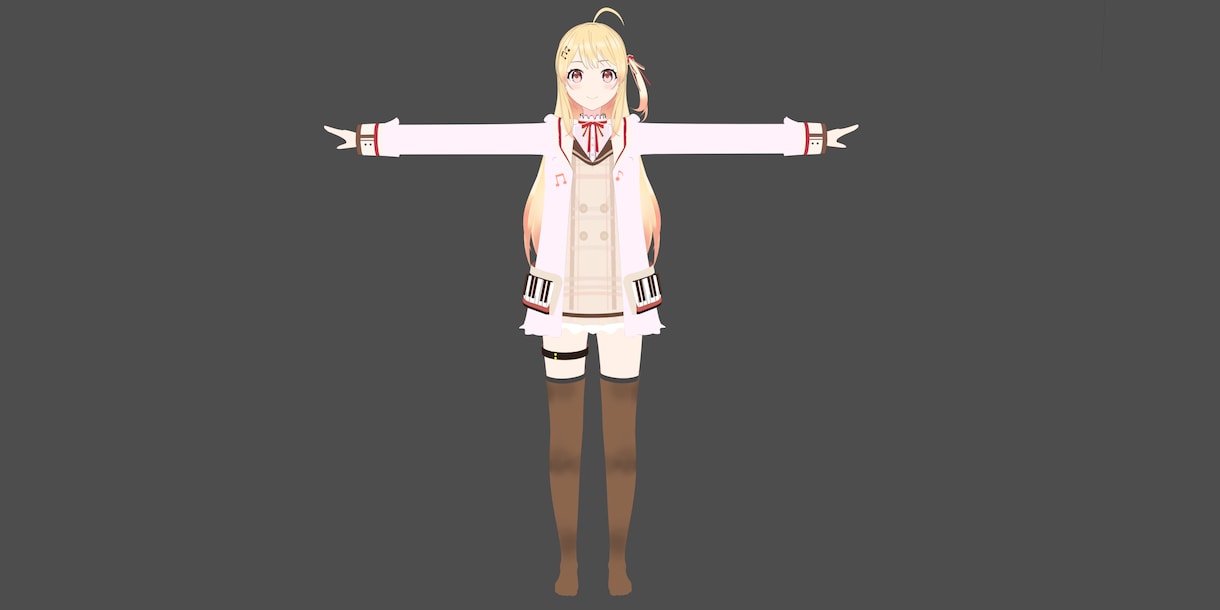 アニメ調なキャラクターをモデリングします blenderをつかって3dモデリングします イメージ1
