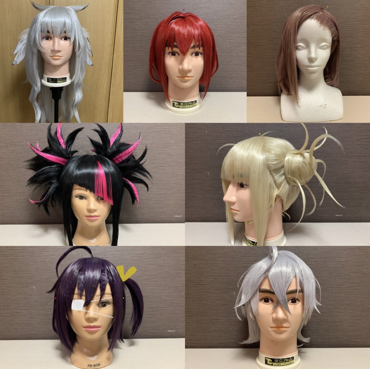 コスプレウィッグ オーダー 受付ます 造形ウィッグや様々な形のウィッグに対応できます！ イメージ2