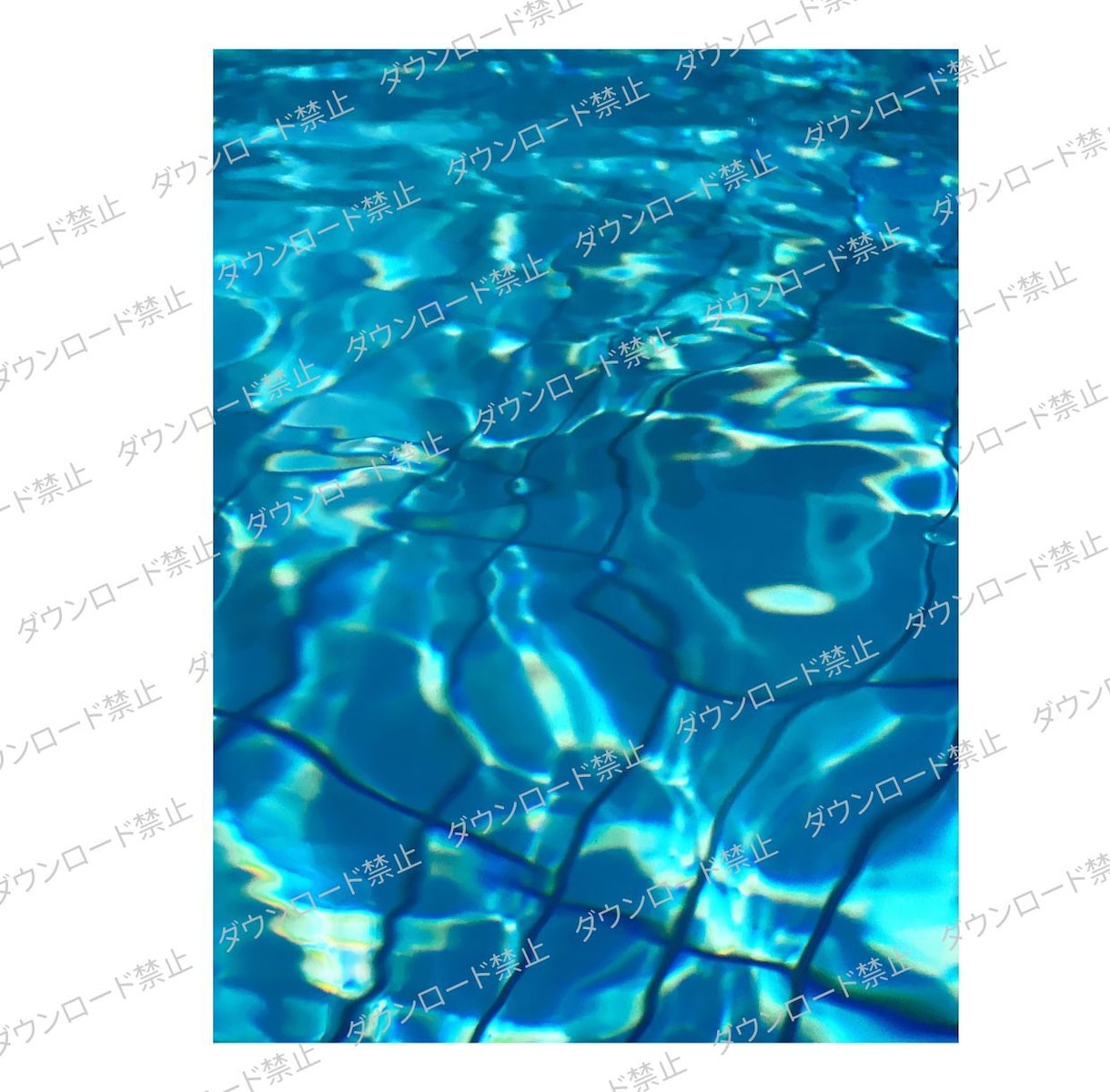水と光の写真素材を販売します SNSやPR・デザインに使える水の写真セット/水と光夏プール イメージ3