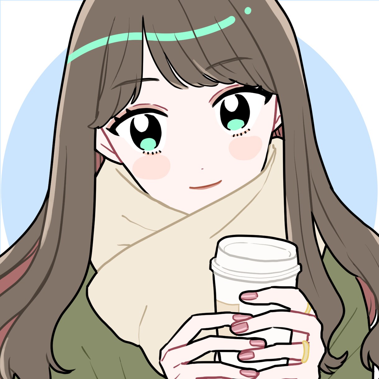 シンプルでかわいいイラスト《似顔絵OK》描きます アイコン・ヘッダーなどに！デフォルメ絵も！ イメージ1