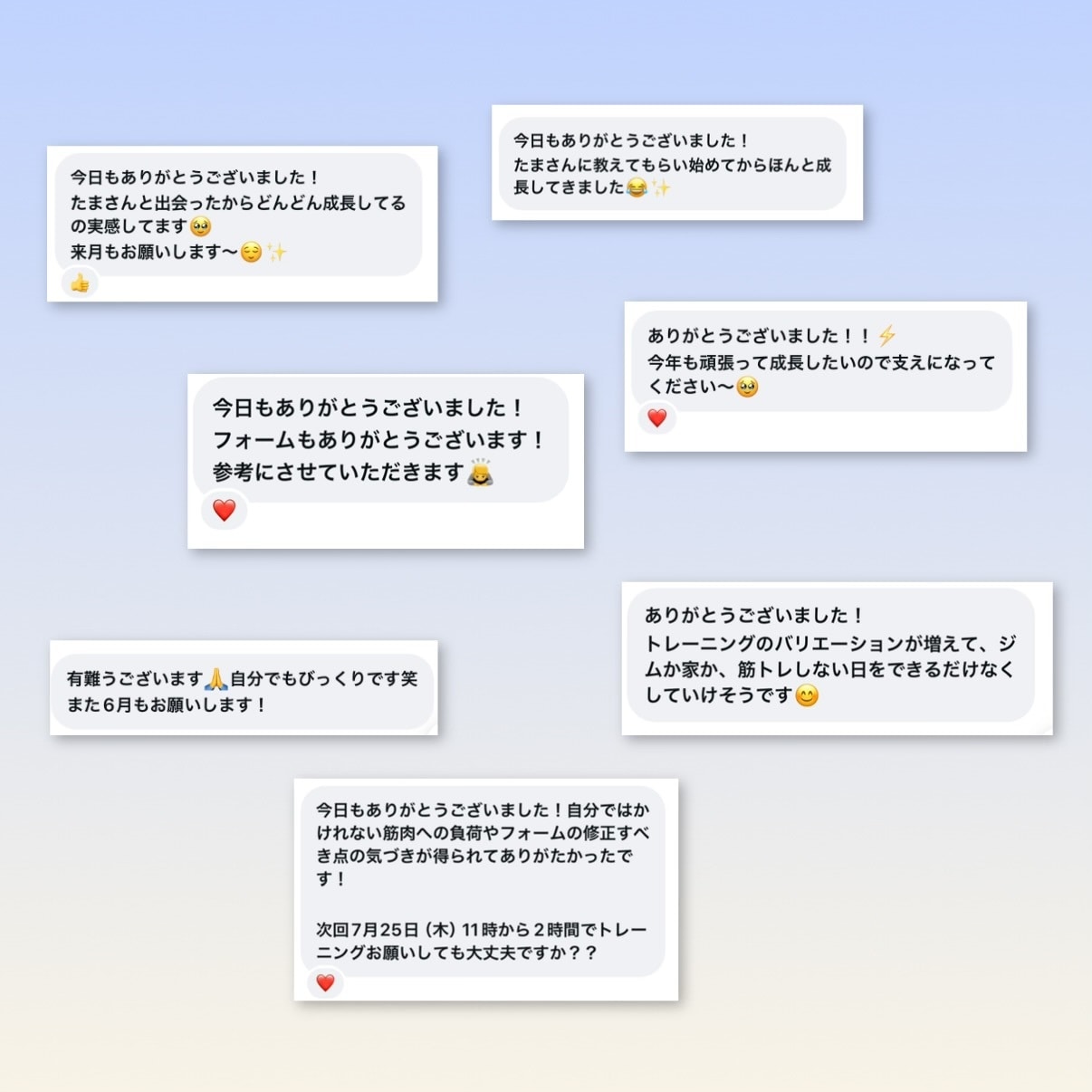 ジム・自宅対応！5回分の筋トレメニューを作成します 時間・目的・環境に合わせた完全オーダーメイド&動画・添削付き イメージ5