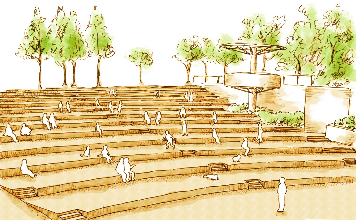 手描きのあたたかい建築スケッチパース描きます 写真とは違う味のあるパースで空間のイメージをわかりやすく！ イメージ8
