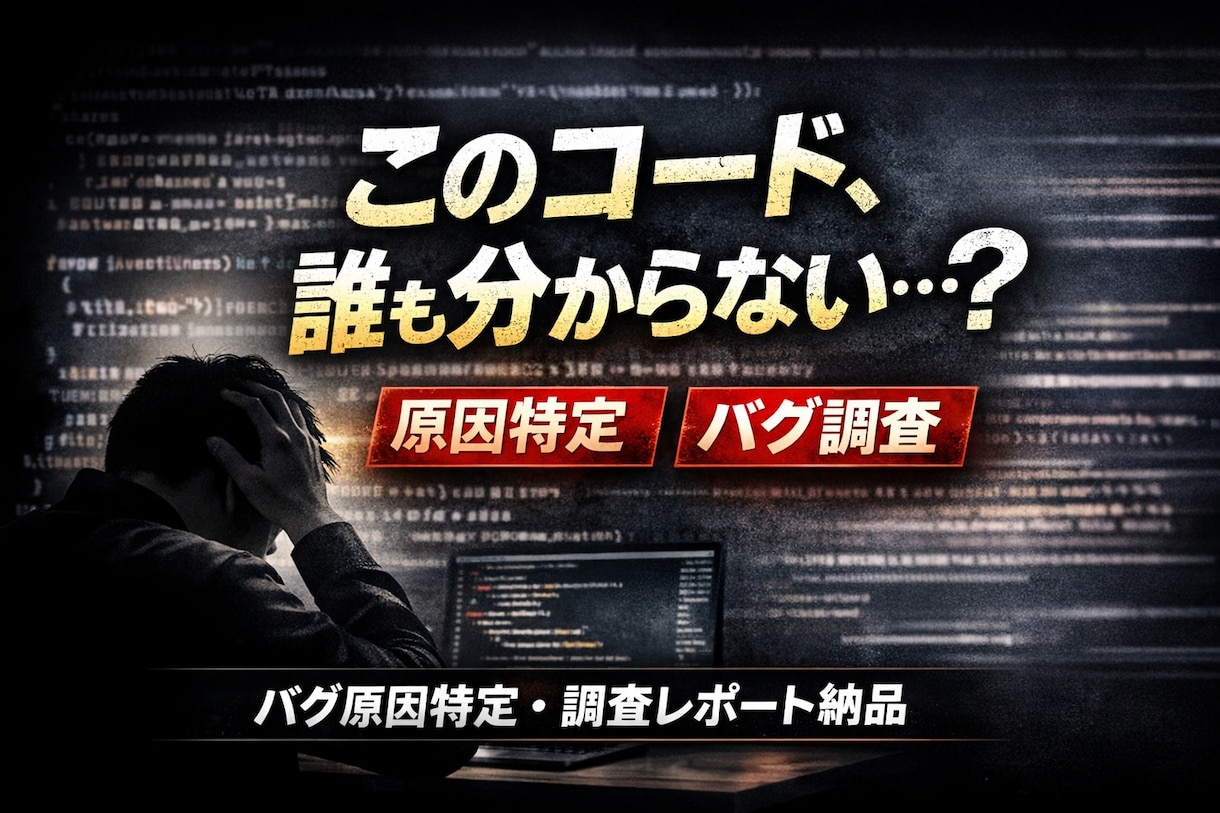 VB.net・C#のバグ調査・修正をします レガシー環境・ドキュメントなしでもお任せください イメージ1