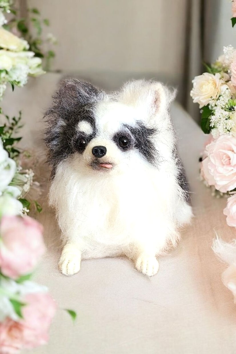 大切な愛犬さんをお作りします うちのコ羊毛フェルトワンコオーダー イメージ10