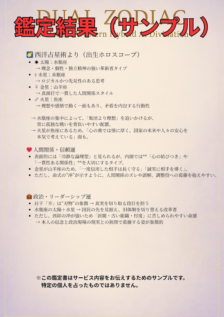 東洋×西洋ハイブリッドAI鑑定であなたを占います 選択に迷う時、運命がそっと背中を押す イメージ3