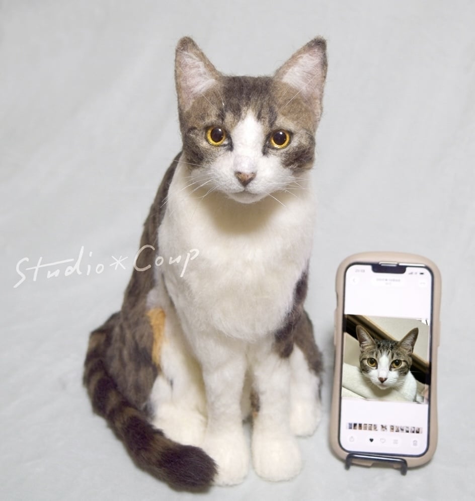 ペットのお写真から羊毛でリアルにお作りします お写真から大切なペットさんをリアルにお作りします イメージ1