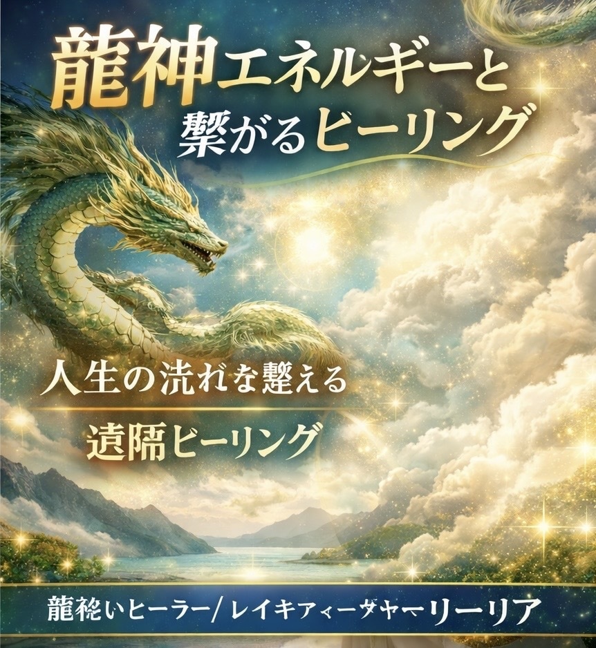 龍神エネルギーと繋がる遠隔ヒーリングしますます 龍神エネルギーで人生の流れを整えるヒーリング イメージ1