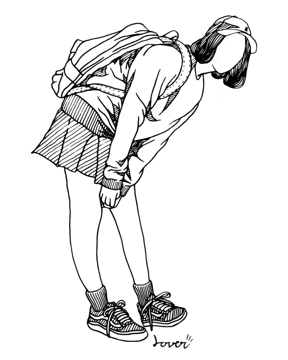 アイコン・ギフトに《顔のない似顔絵》制作します その人らしさを残した雰囲気似顔絵 イメージ4