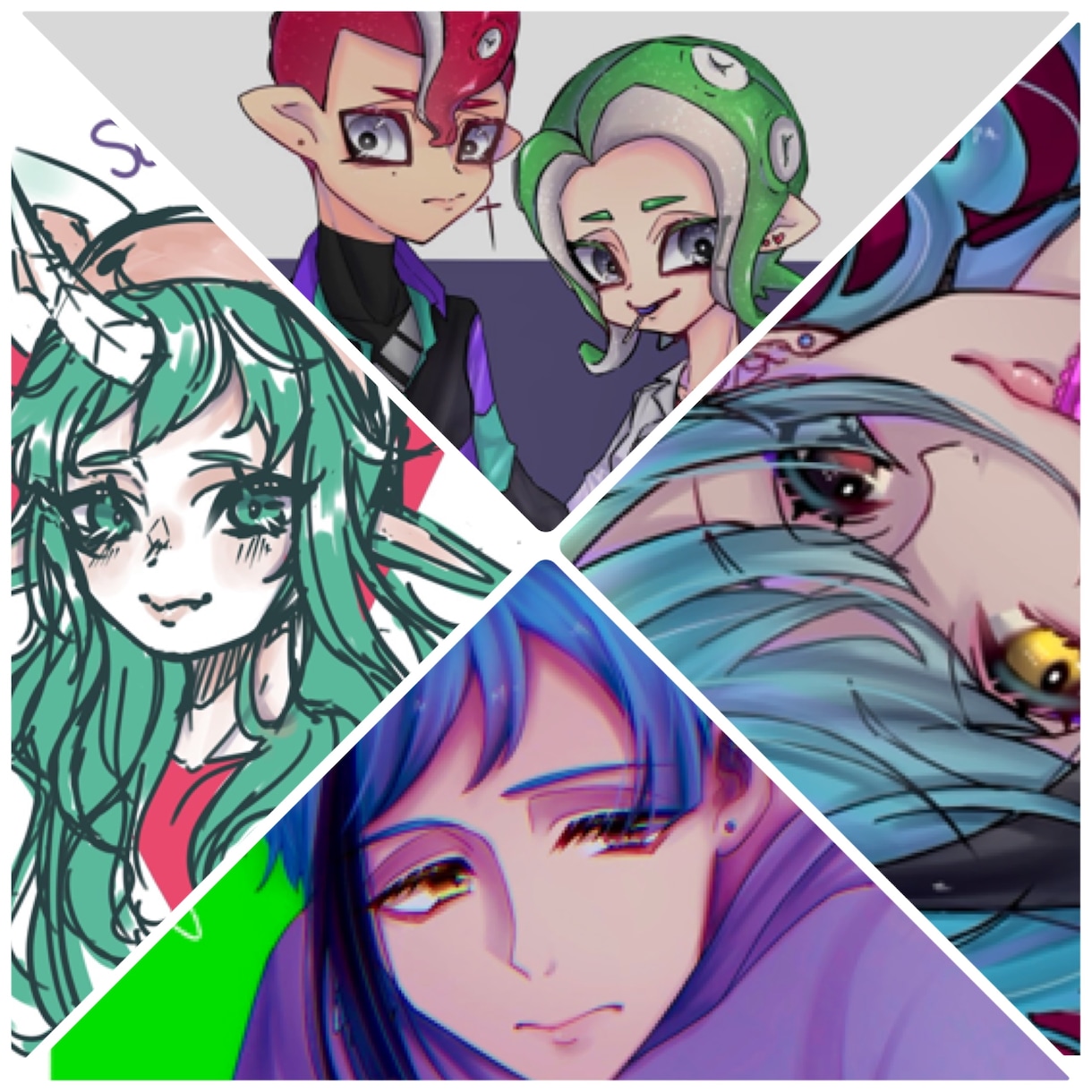 お顔アップ1000円〜、夢絵1500円～描きます ミニキャラから通常頭身までお描きします。 イメージ2