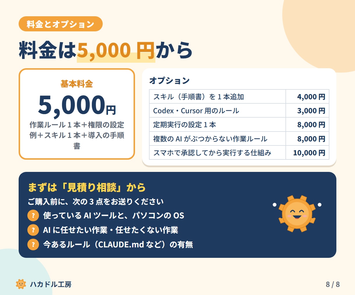 Claude Code等のAI作業ルールを作ります Codex・Cursorも対応。送信・削除をさせない安全設計 イメージ8