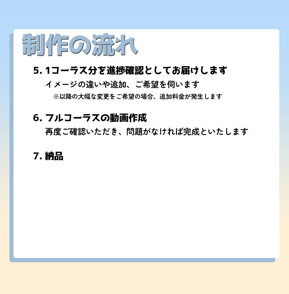 歌ってみた・オリジナル曲等のMV・PV制作します 初めての方もご安心ください！一緒に素敵なMV作りませんか。 イメージ6