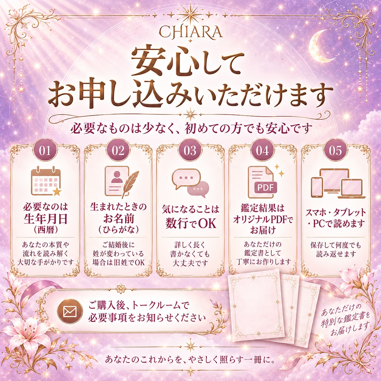 数秘術であなたの本質・強み・これからを読み解きます 「なぜ私はこうなんだろう？」を本質・使命・運気から紐解きます イメージ5