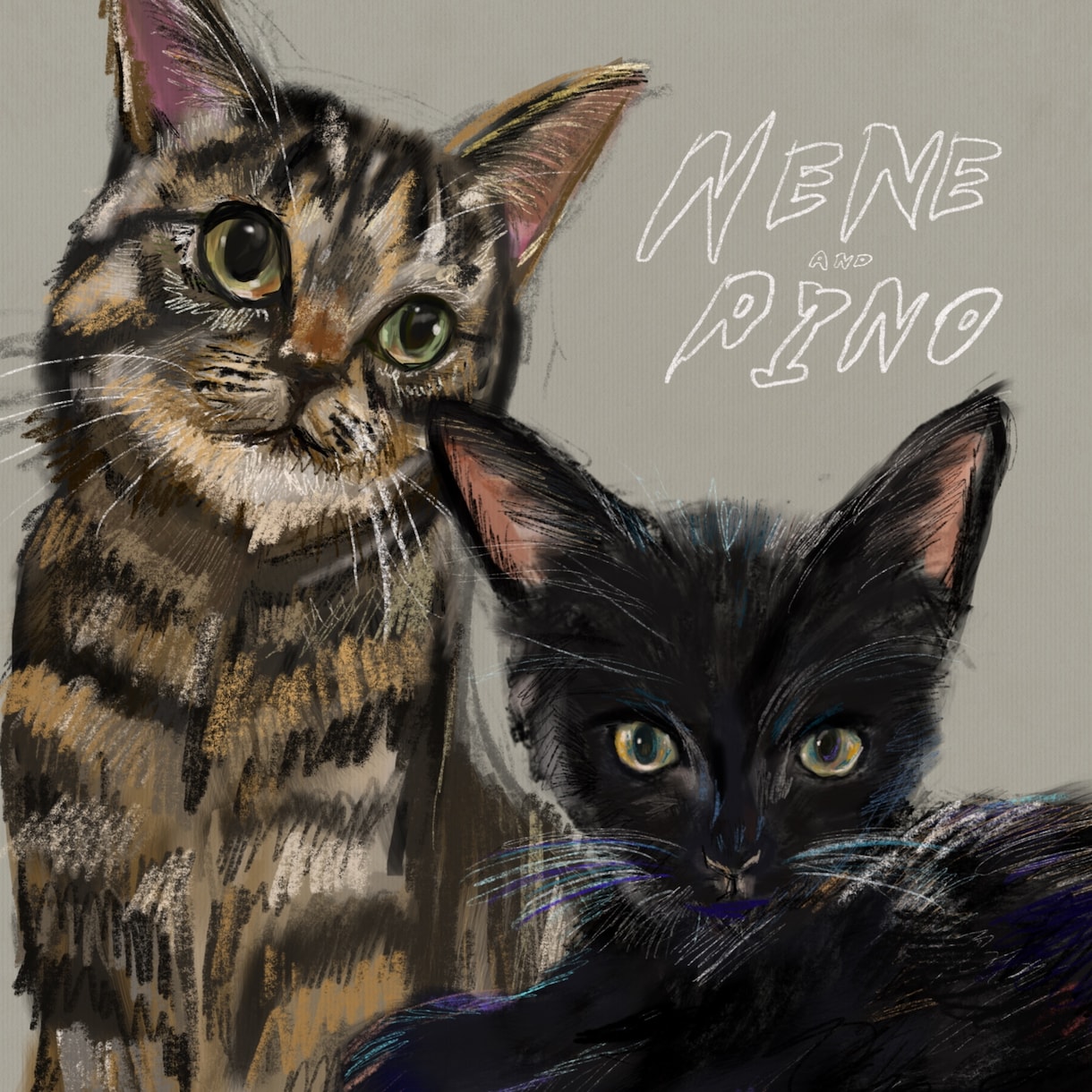 ペットの似顔絵描きます ペットの似顔絵を、アートにします イメージ1