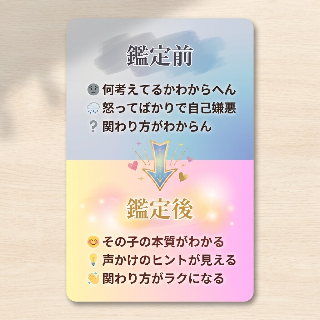 親子鑑定します 自分の子供の考えがわからないがなくなります イメージ5