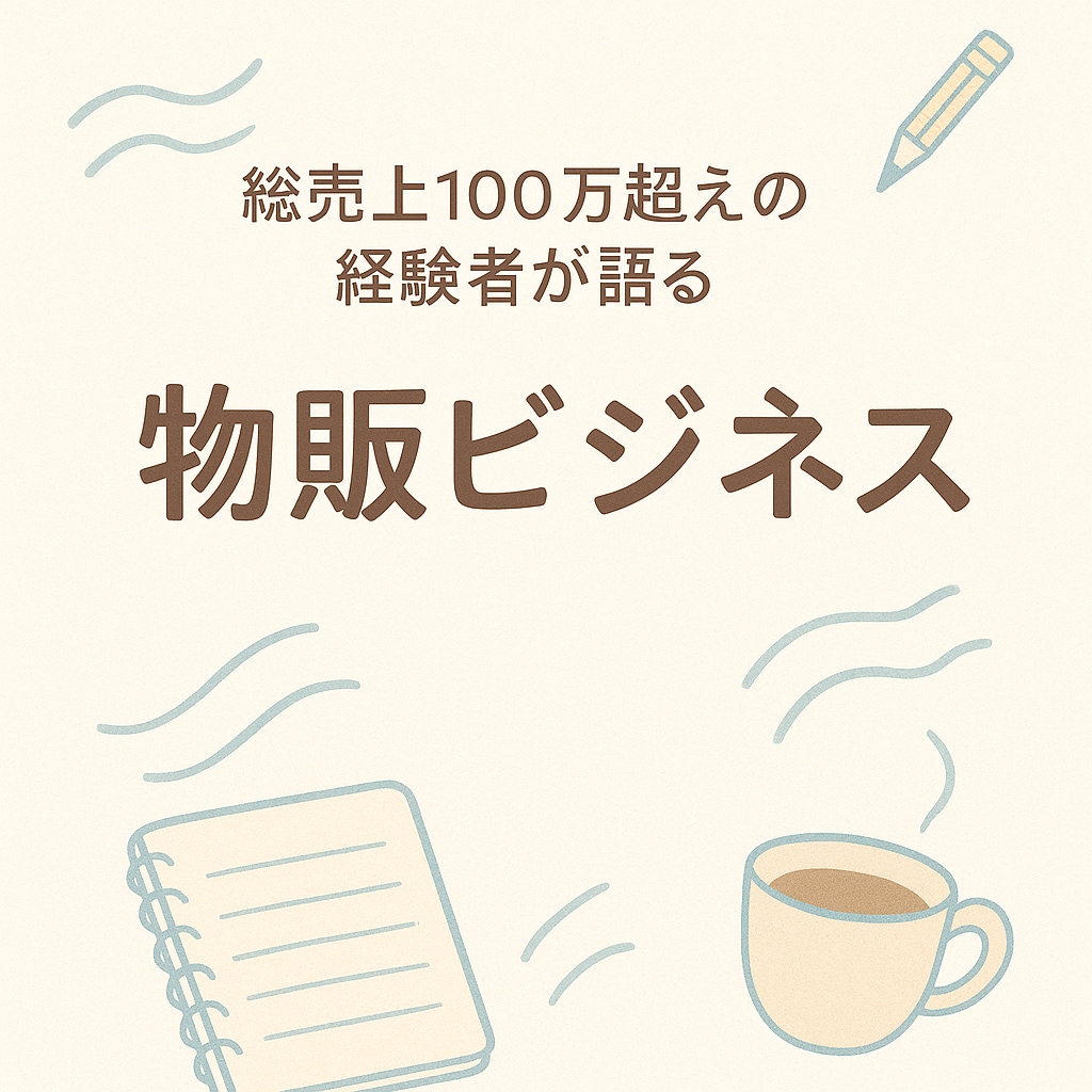 物販ビジネスの第一歩を全力で応援します 物販ビジネスを始める前にまずはこの教材をお読みください! イメージ1