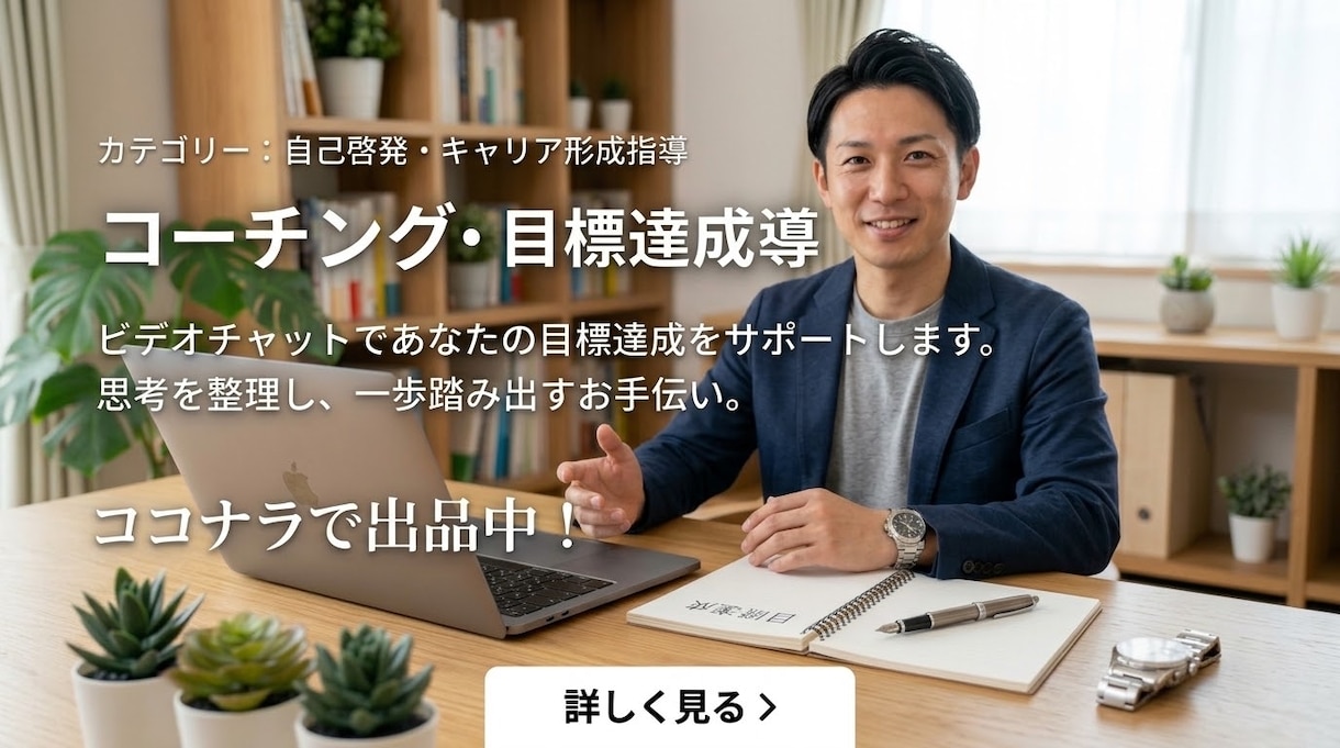 男性限定！目標達成へ導くコーチングをします ゲイの方も歓迎！ありのままのあなたで話せる目標達成サポート イメージ1