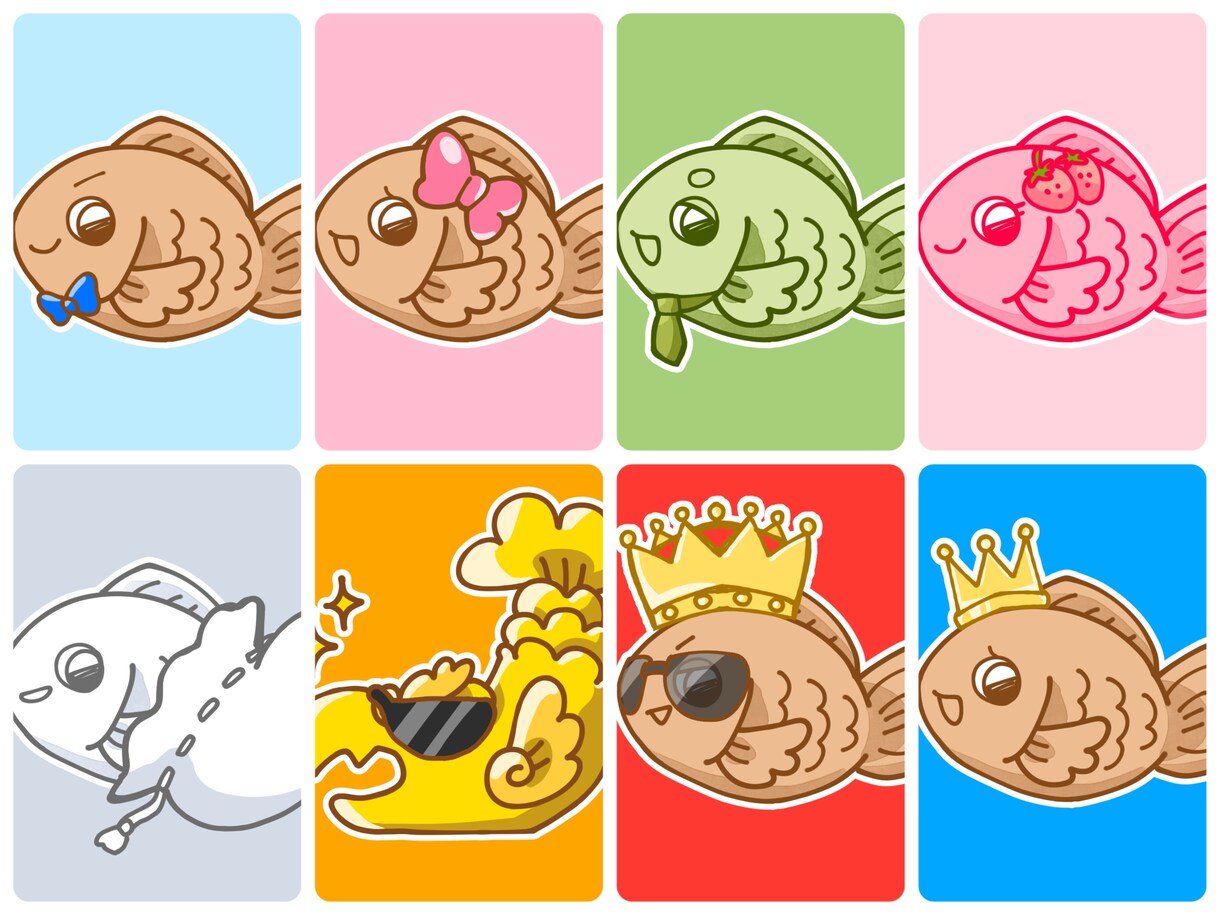 YouTubeやTwitchなどのスタンプ作ります LINEスタンプの経験も有ります！手頃で簡単にお手元にどうぞ イメージ2