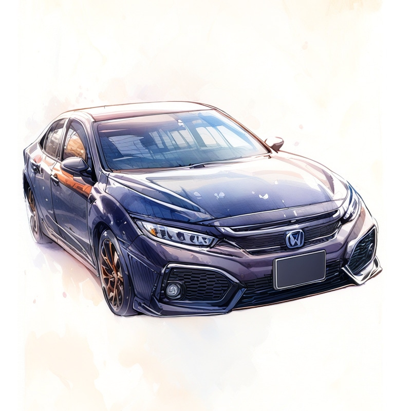 車のアイコンイラストお描きします プレゼントに喜ばれる！愛車のSNSアイコンイラスト イメージ1