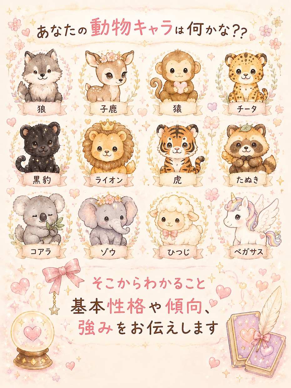 あなたの個性や強み発見サポートします 生年月日で分かるあなたのタイプは何かな⁈ イメージ1
