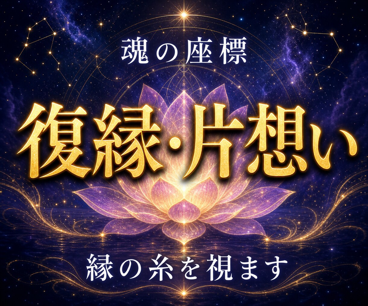 復縁・片想い◆魂の座標で縁の糸を視ます まだ繋がれる縁か、静かに視ます イメージ1
