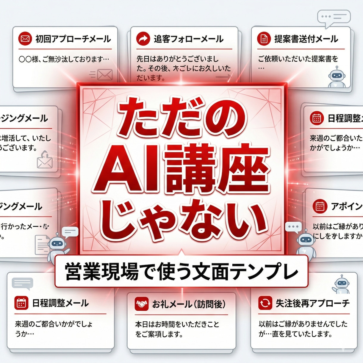 営業文面AIテンプレ作ります 現役営業マン監修 そのまま使える営業文面 イメージ4
