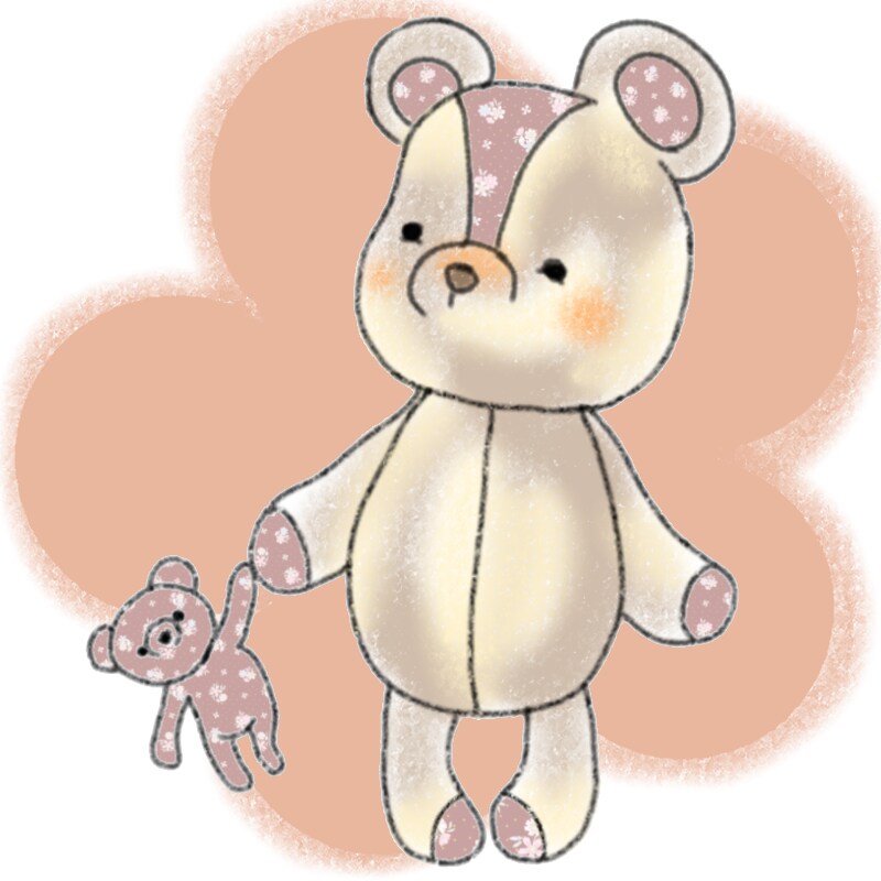 ゆるふわ系動物のカットイラスト描きます 動物なんでも♪ぬいぐるみ風も♪ イメージ2