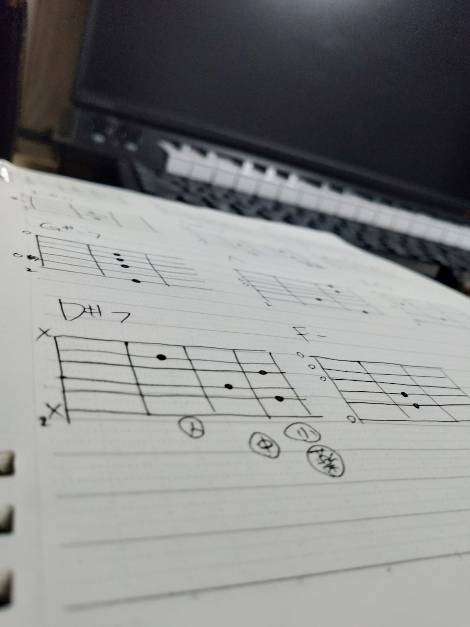 最低価格で、弾き語りしたいへコード譜を作ります 弾き語りをしたいけどコードが分からない！という方へ イメージ2