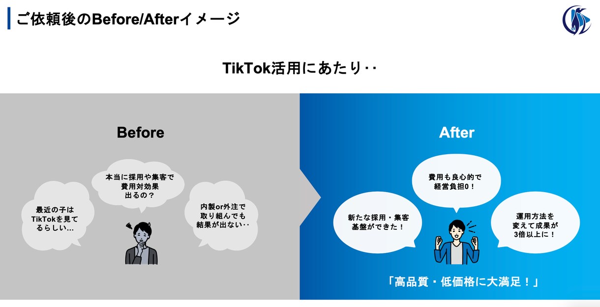 評価500超えのプロがTikTokを運用します 良質な運用をお手頃な価格でお試し！ イメージ6