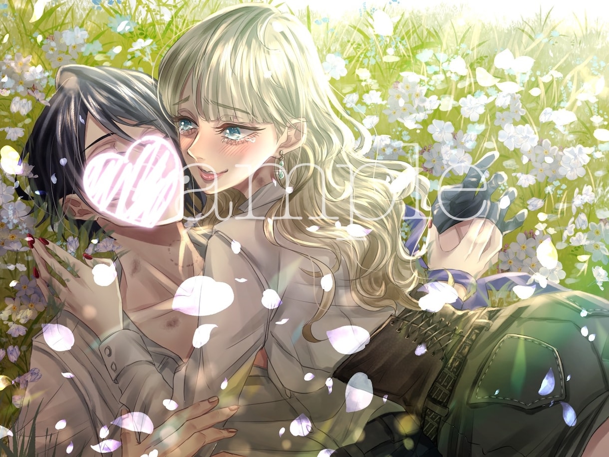 本の表紙のような繊細で美しい夢絵を作成します 夢絵・ペア画お探しの方へ！最短3日でお届けします！ イメージ5